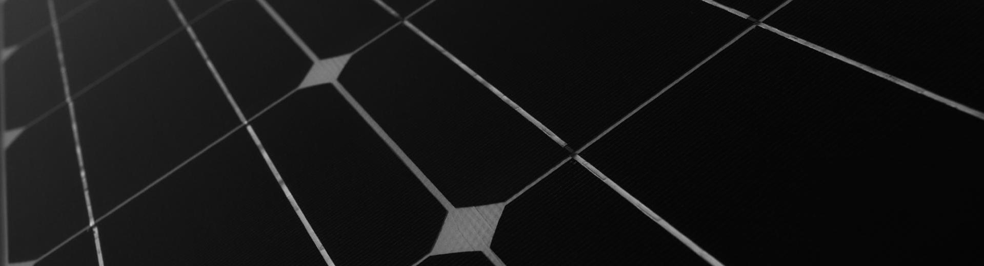 Solar panel black and white texture